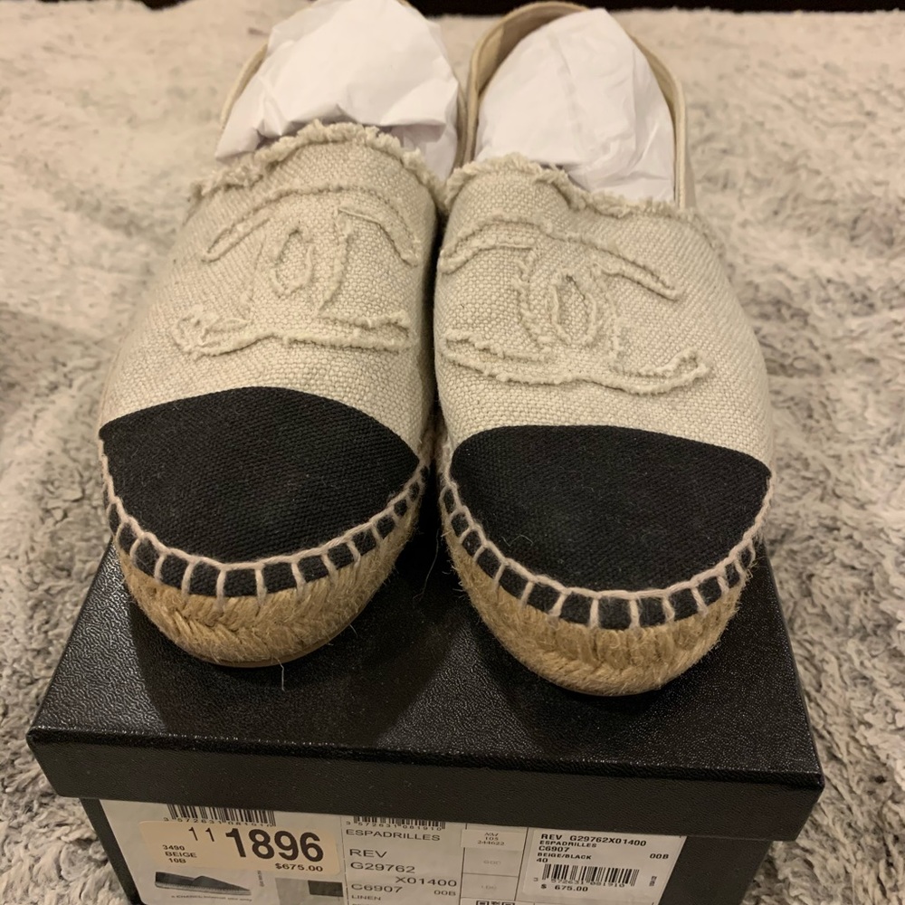 Chanel shoes espadrilles